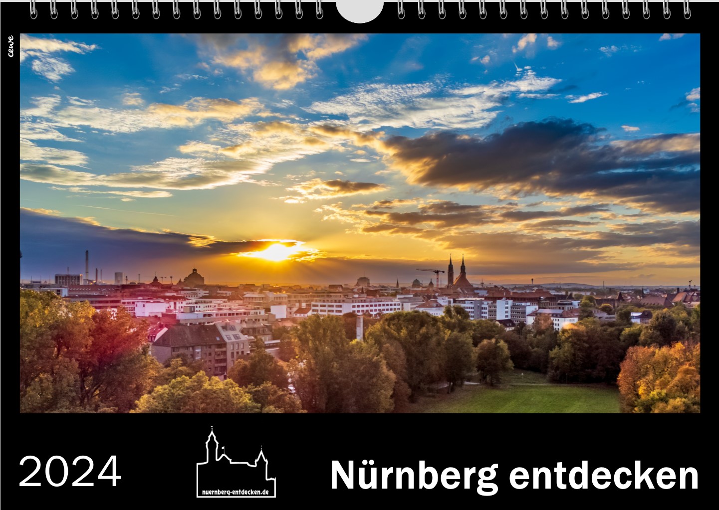 Titelbild des Nürnberg entdecken Kalender für das Jahr 2024 - Foto: Ardan Füßmann